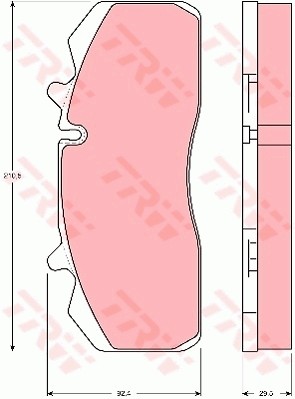 Bremsbelagsatz trw gdb5083 - bremsbelagsatz,